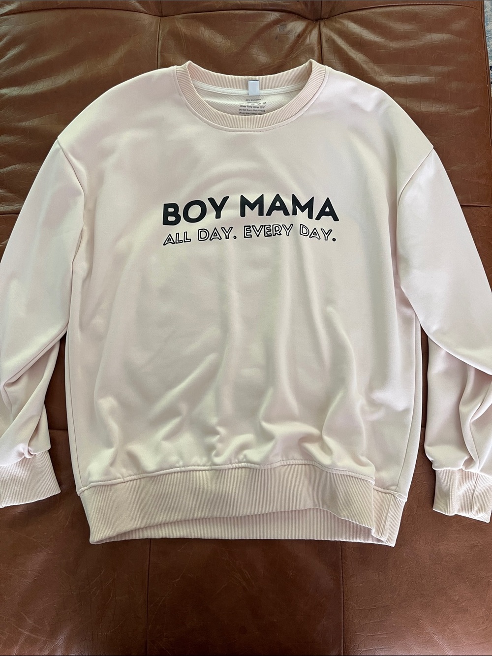 SHEIN "BOY MAMA" Crewneck Sweatshirt